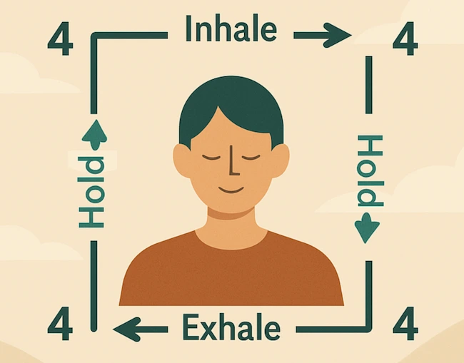Box Breathing Graphic